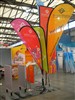 2012 outdoor portable advertising beach flag